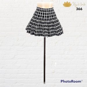 Kontrol Women circle, Skirts Windowpane Black, size L